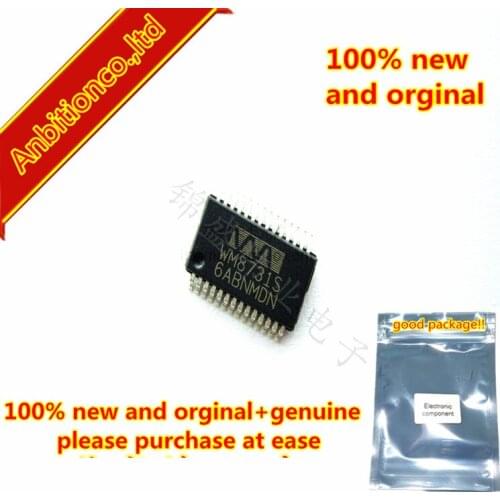 5pcs 100% new and orginal WM8731SEDS WM8731S SSOP28 Portable Internet Audio CODEC with Headphone Driver and Programmabl in stock