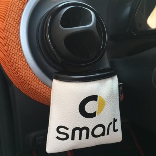 Car Air Outlet Hanging Bag Phone Card Storage Bag Pocket Glasses Holder For Smart 451 453 fortwo forfour Mini Cooper Accessories