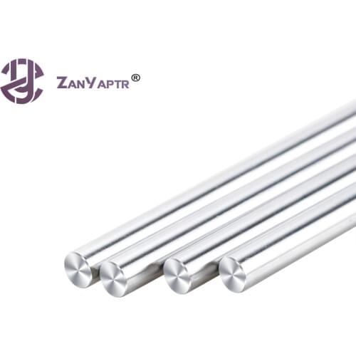4Pcs OD 8mm x 200/300/400/500mm Cylinder Liner Rail Linear Shaft Optical Axis For 3D Printer And CNC