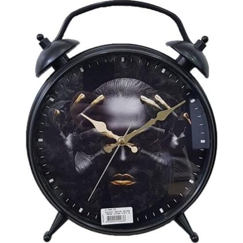 Galaxy Decorative Table Wall clock Black desk clock relogio de mesa настольные часы reloj de escritorio