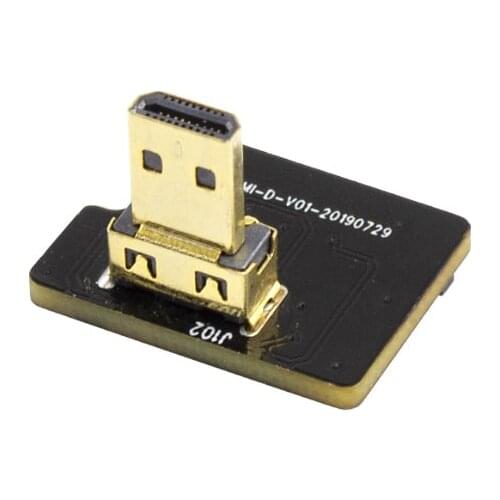 Elecrow 2pcs/lot RPS Pi 4 Model B Adapter Micro HDMI Connector for CrowPi with Raspberry Pi 4B
