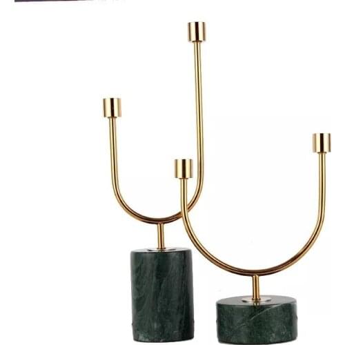 European Retro Candle Holders Table Wedding Wedding Props U-shaped Candlestick Home Romantic Gifts Candlelight Dinner Bb50