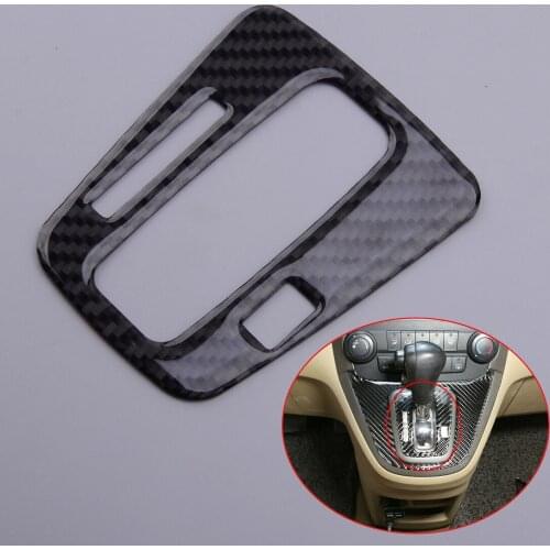 Gear Shift Box Panel Central Cover Trim Frame Sticker Carbon Fiber Fit For Honda CRV CR-V 2007-2009 2010 2011 Left Hand Drive