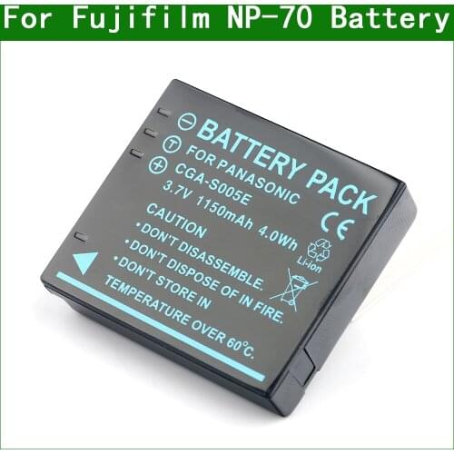 Lanfulang NP-70 BC-70 Digital Camera Battery for Fujifilm FinePix F20 Zoom F40fd F45fd F47fd