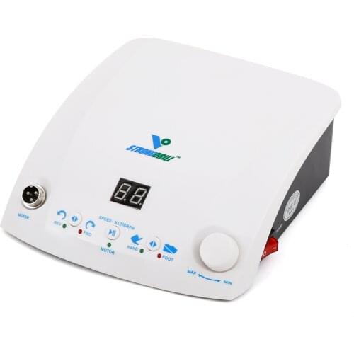 Hot free delivery Powerful drill 50000 RPM brushless nail micromotor QZ60 brushless mobile micromotor