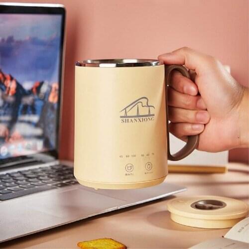 350ml Mini Electric Kettle Smart Boiled Water Tea Pot Heated/Stew Cup Health Preserving Pot Desktop Mini Kettle For Office Home