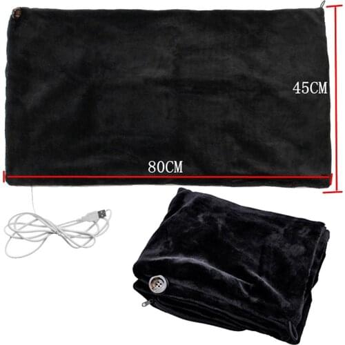 USB Soft Heated Shawl Winter Electric Warming Neck Shoulder Heating Blanket Pad -Drop
