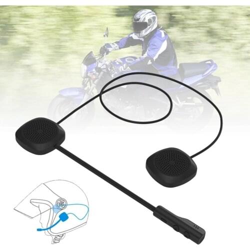 MH04 Bluetooth 5.0 Rechargeable HiFi Stereo Motorcycle Helmet Headset Helmet Headphone Wireless Handsfree Stereo Earphone 2020