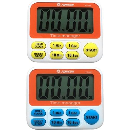 2021 New LCD Digital Timer & Countdown Kitchen Alarm Clock with Magnet Stand Hanging Hook