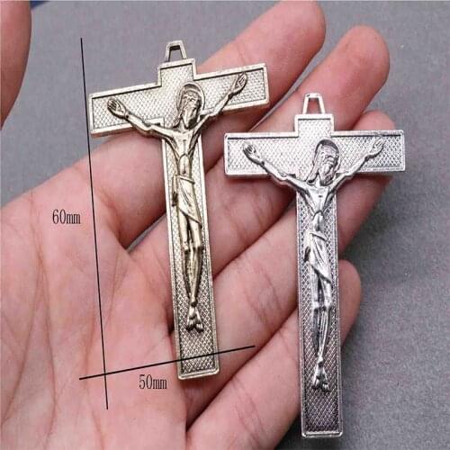 Orthodox Cross Medal, Vintage Bronze Orthodox Cross Large Medal.20pcs