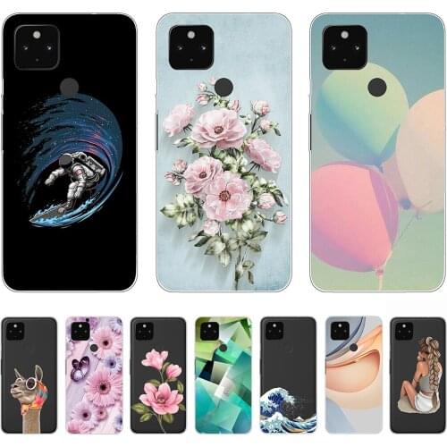 Silicon Case for Google Pixel 5 Luxury Flexible Cover on Pixel 4A 4G 5G Shell Cover Ultra-thin Anti-knock Shockproof Personality