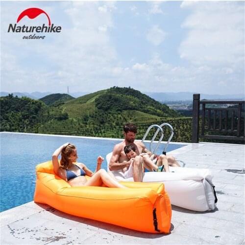 Naturehike Ultralight Inflatable Sofa Air Bed Lazy Bag Portable Air Sofa For Tourism Outdoor Camping Beach Lazy Sofa Cots