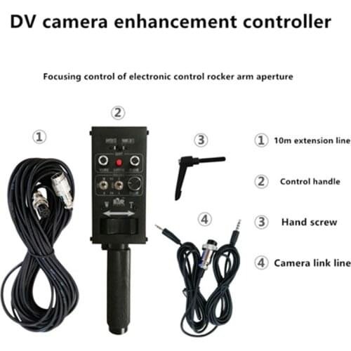 The zoom controller of DV camera controls the aperture focusing, which is suitable for the electric rocker arm