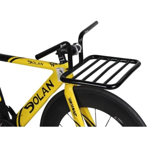 Bicycle Borderless Basket With 31.8mm Handlebars Fixed Gear Bike Aluminium Panniers Cycling Carryings Holder Riding Basket