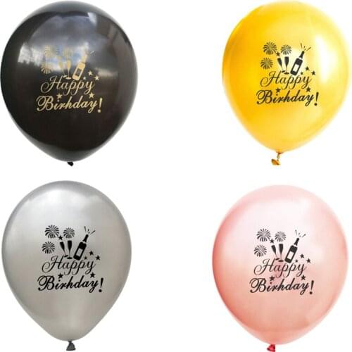 1Pcs 12Inch happy Birthday Decoration Balloons 12inch Inflatable Helium Latex Balloons Birthday Party Supplies