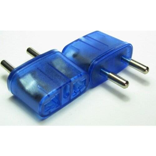 1pcs Mini universal US to EU Travel plug Adapter converter AC power socket