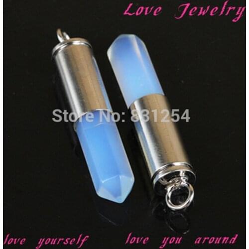 1PC Fashion Crystal Quartz Hexagon Fluorite Gem Stone Real Sliver Plated Casing Druzy Charms Pendant High Quality DIY Jewelry