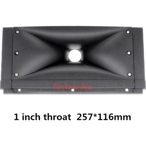 Finlemho Tweeter Speaker Accessories Treble Horn 1 Inch 257*116 2PCS For Professional Audio DJ Mixer Home Theater HiFi T08