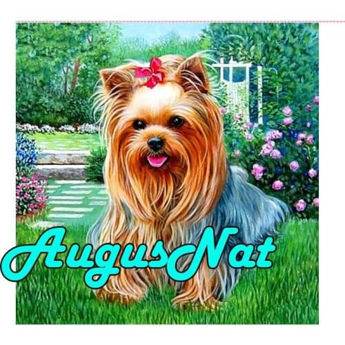 Flower 5d full round diamond painting pomeranian diamand embroidery dog diy daimand mosaic animals diamand painting new arrival