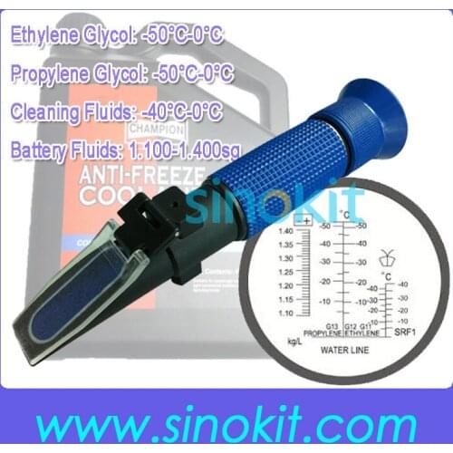 Antifreeze and Battery ABS Plastic Refractometer Free Shipping P-RHA-503ATC