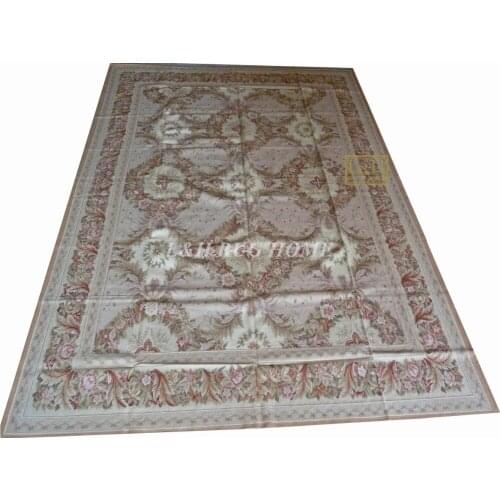 Free shipping 8'X10' French Aubusson weave rugs handmade aubusson carpets