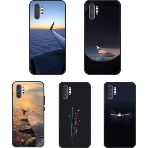 Airplane Aircraft Plane For Samsung S8 S9 S10 S20 Plus Case For Galaxy Note 20 Ultra Note 9 8 10 Plus Coque
