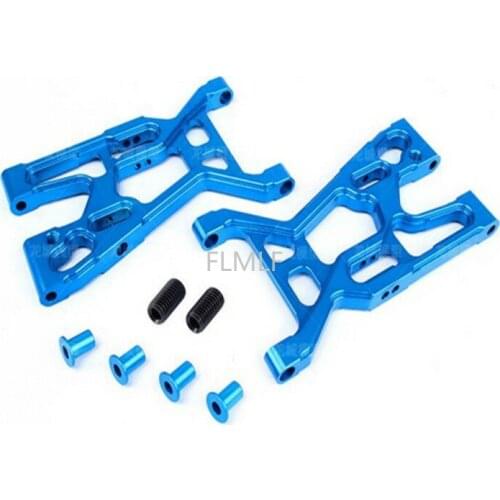CNC Metal Front Lower Suspension Kit Fit for 1/5 Losi 5ive-t Rovan LT King Motor X2