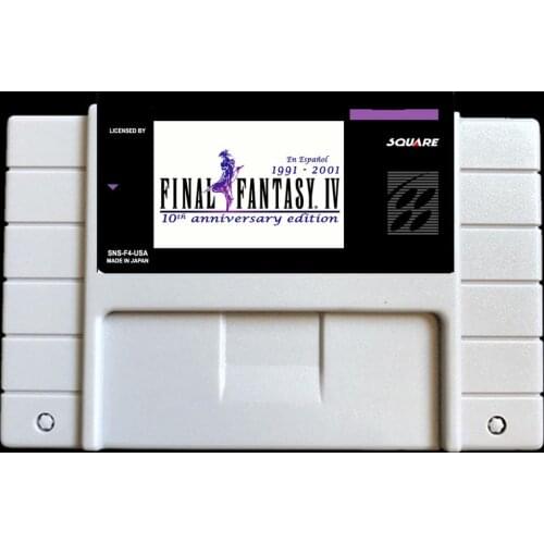 Fantasy 4 USA- NTSC version 46 pins Video games card NTSC version for Retro Video games Console