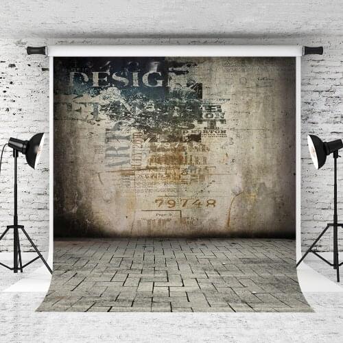 VinylBDS Children Brick Wall Backgrounds Digital Painted Photography Backdrops Retro Photography Backgrounds 3190 LK