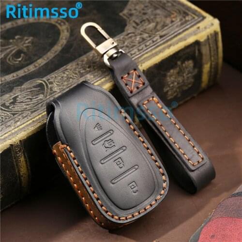 Leather Car Key Covers Fob Shell for Chevrolet Cruze Spark Sonic Camaro Volt Bolt Trax Malibu Cruze 3 4 5 Button Styling