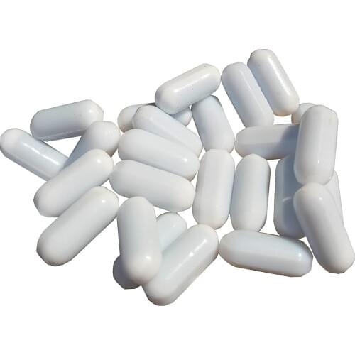 Laboratory Magnetic Stirrer Stir Bar PTFE Magnetic Mixer Stir Bars (C, Cylinder Shape, 10PCS) Laboratory Chemicals