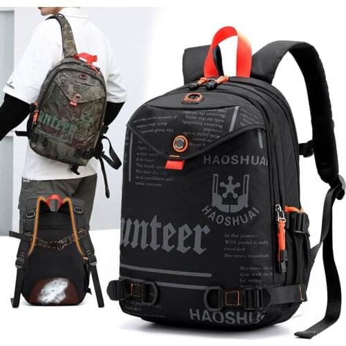 Fashion Men Backpack Mini Soft Touch Multi-function Small Backpacks Male Shoulder Bag Man Purse Comfortable Mochila 2021 X24C
