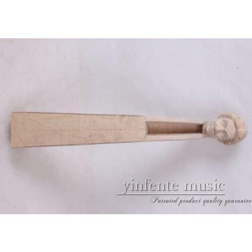New 4/4 Violin Neck New hand carved white 1 pcs 2-4