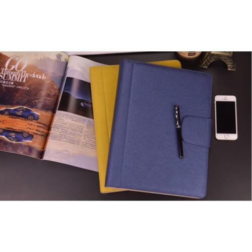 A4 PU leather hasp lock business manager file folder work agreement document report folders course clip manual clamp 1083B