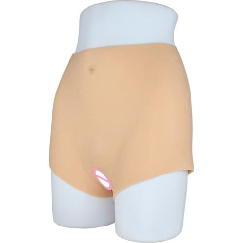 RAOPIN Silicone Realistic Vagina Pants Shemale Crossdresser Pussy Pants Transgender Sex Fake Underwear Enhancer Hip Tits Drag s