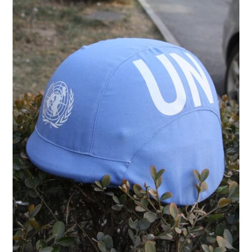 UNITED NATIONS PEACEKEEPING FORCE TACTICAL MILSPEC M88 HELMET COVER