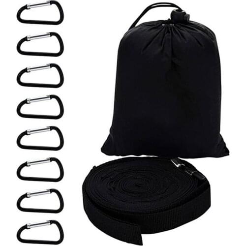 Lanyard Outdoor Camping Tent Rope Storage Accessories Daisys Chain Lengthened Binding Rope Strap Clothesline Hook Up For Camping