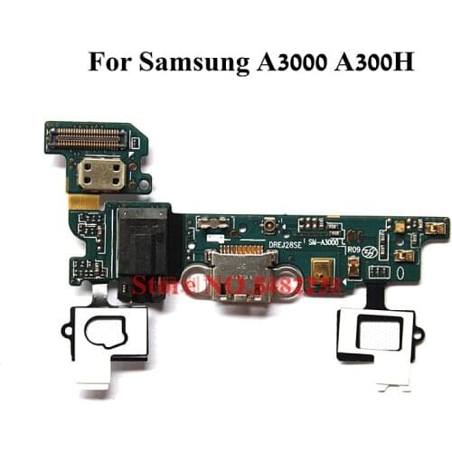 10 pcs Original USB Charging Dock Port Flex cable For Samsung A3000 SM-A3000 A300H Charger plug board+return Sensor Replacement