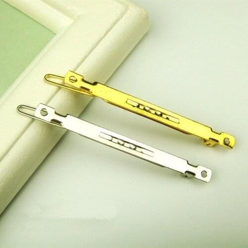 10pcs Frog clip, Hair Clips Craft Bow Handmade DIY Hair Accessories for Kid Hairgrip Hair Clip(Gold,Silver)10pcs