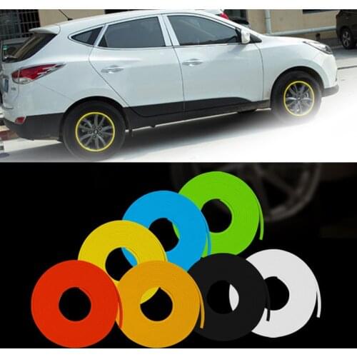 8m Car Wheel Protection Wheel Sticker Decorative Strip Car Shape Modification Rim / Tire Protection Care Cover Drop Boat