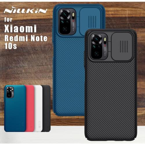 Nillkin for Xiaomi Redmi Note 10s Case Camera Protection Back Cover Protective Case for Redmi Note 10s 10 Pro Max 4G 5G NFC