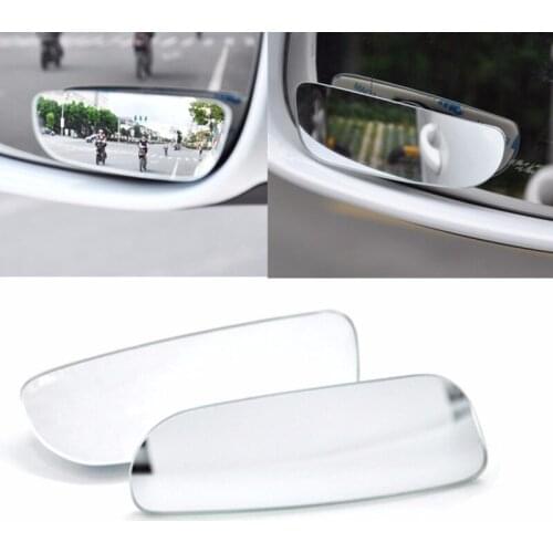 2pcs/set Blind Spot Mirrors Motorcycle Universal Wide Angle Convex Parking Mirror Adjustable Auto Rear View Mirror 360 Degree