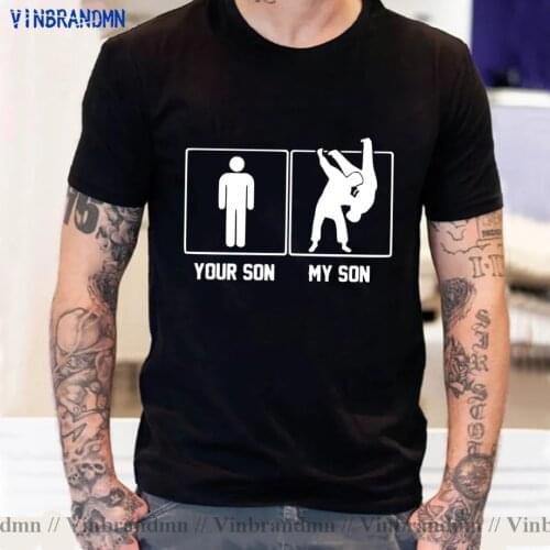JUDO T-Shirt Funny Printed My Son Your Son T shirt male Fitness Uniform JUDO Tshirt BJJ Jiu Jitsu Tee Mom Mother Pride Tops Tee
