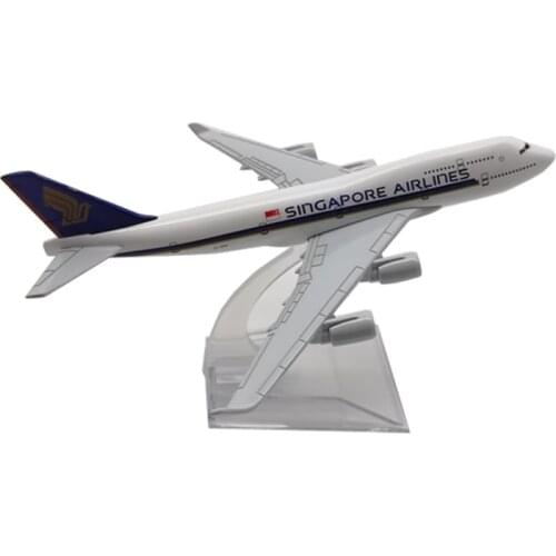 16cm Airplanes Singapore Airlines Boeing B747 Metal Diecast Aircraft Plane Model Collectible Kids Gift