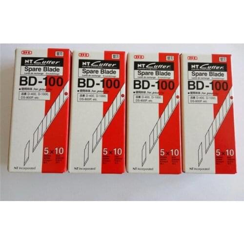 Airlfa BD-100 Japanese NT Cutter small art blade 30 degrees 50pcs/Lot 10boxes(500pcs)