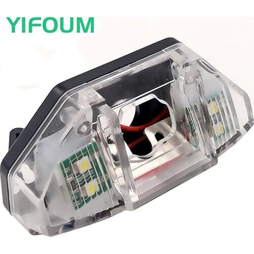 YIFOUM Car Rear View Camera Bracket License Plate Lights For Honda CRV 3th/Odyssey 4th/Crosstour/Fit Sedan Hatchback 2th