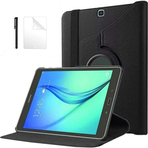 360 Degree Rotating Flip PU Leather Case For Samsung Galaxy Tab S2 8.0 Inch Cover For Tab S2 8.0 SM-T710 T715 T713 Case +PenFilm