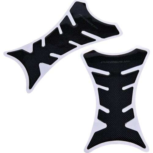 Fishbone motorcycle fuel tank sticker black fuel tank cap protection cover