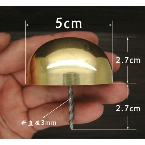 Upholstery Nail Chinese antique copper nail pure 5cm door accessories decorative