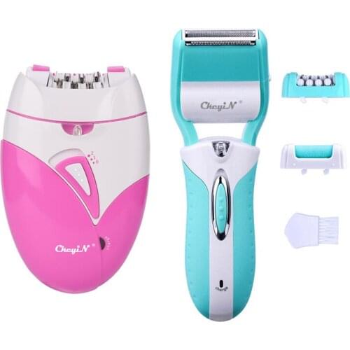 Cordless Women Epilator Female Defeather Instant Body Hair Remover Powerful Painless Lady Shaver Depilatory Electric Foot File
